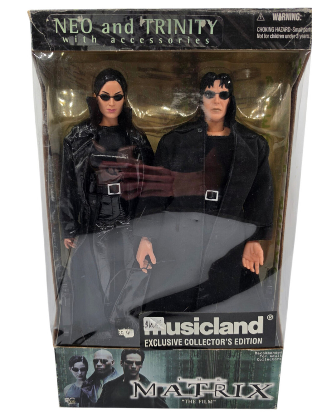 2 Matrix Neo Trinity Figures 2000 Musicland Exclusive Collector Edition LE DOLLS